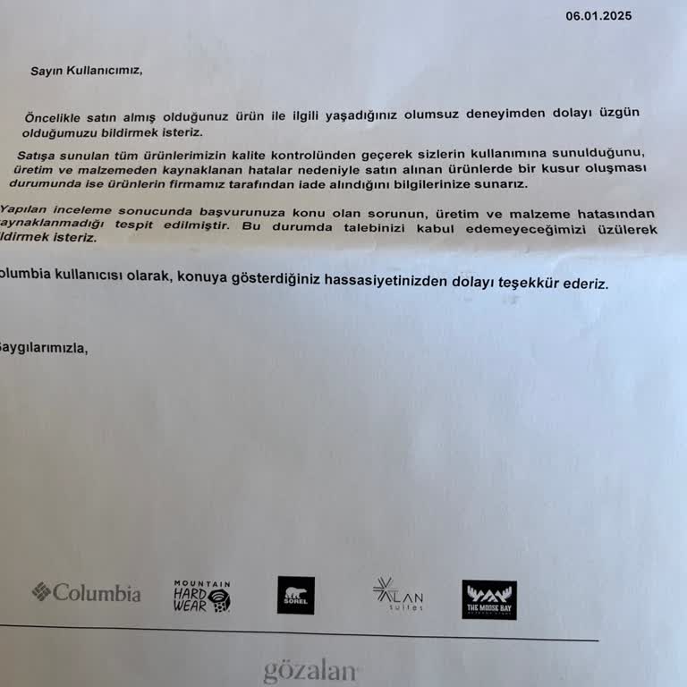 Kalitesiz Ürün Ve İade Sorunu
