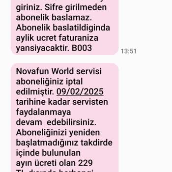 Vodafone'un Haksız Abonelik Ücretlendirmesi