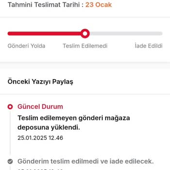 Yanlış Teslimat Ve İletişimsizlik Mağduriyeti