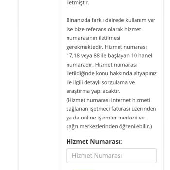 Altyapı Sorunu Nedeniyle Hizmet Engeli