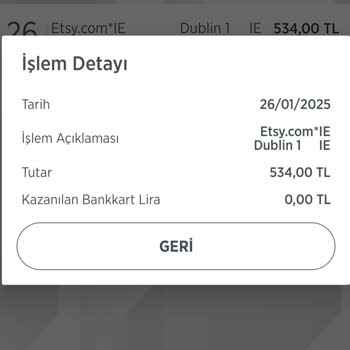 Etsy Kayıt Ücreti Hatalı Çekildi: İade Talebi