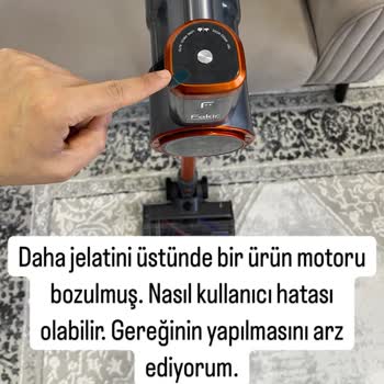 Fakir İnovator X 7269 Motor Sorunu Ve Servis Cevabı