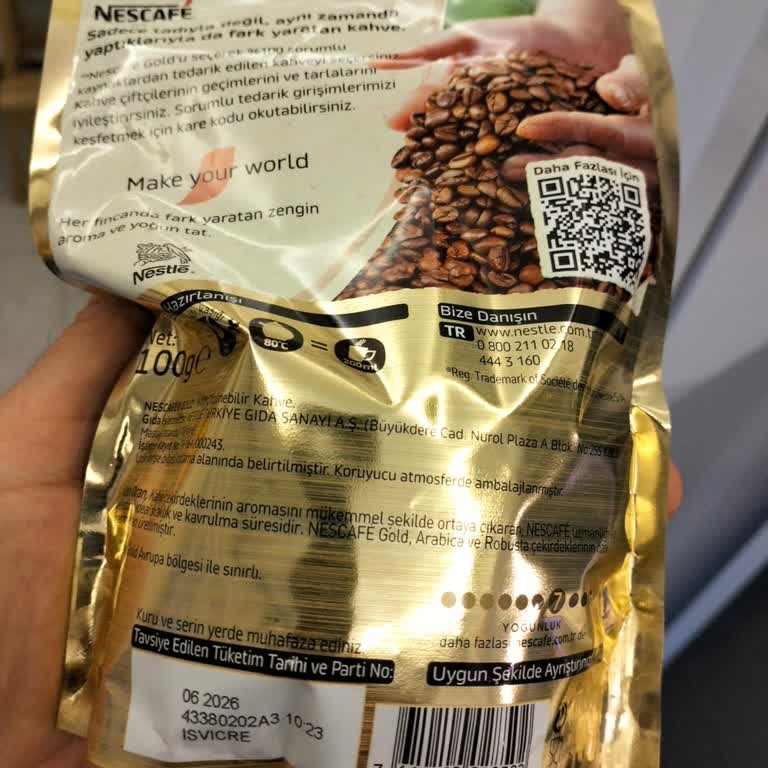 Nescafe Gold'un Kalite Düşüşü Ve Tadı Hakkında Şikayet