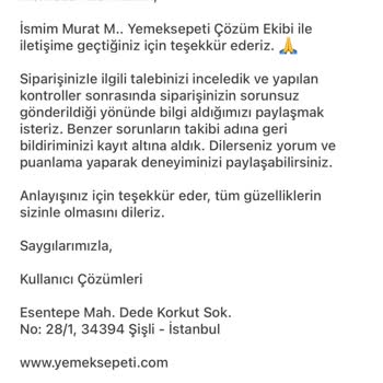 Kıllı Ürün Ve İade Sorunu: Yemeksepeti Ve Doyuyo İlgisizliği