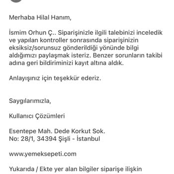 Kıllı Ürün Ve İade Sorunu: Yemeksepeti Ve Doyuyo İlgisizliği