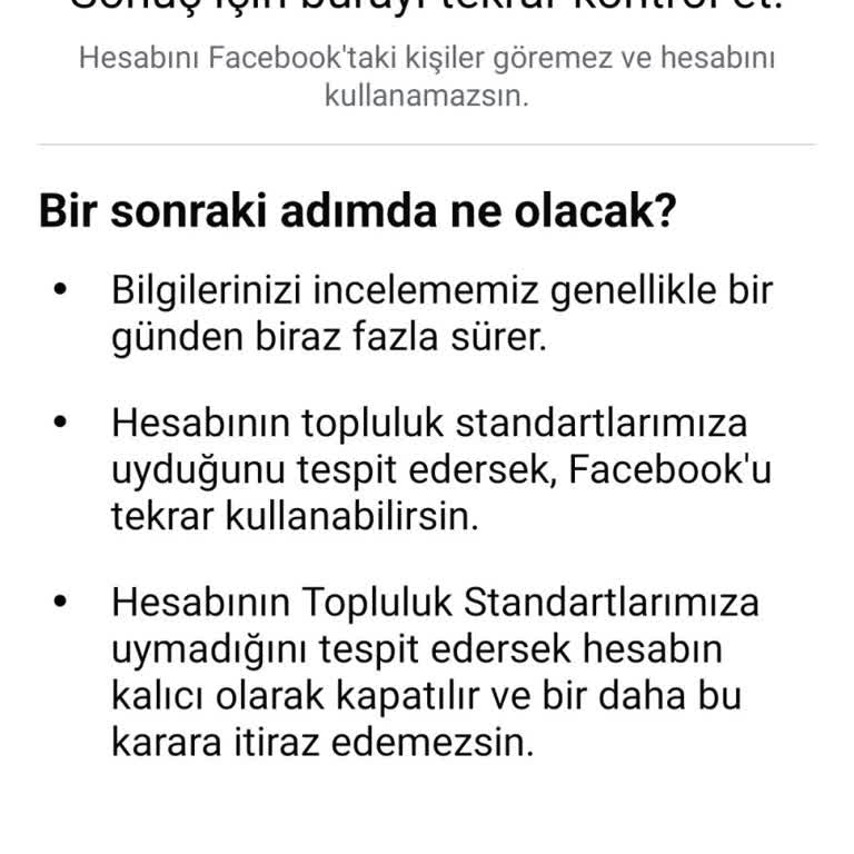 Facebook Hesabına Erişim Sorunu