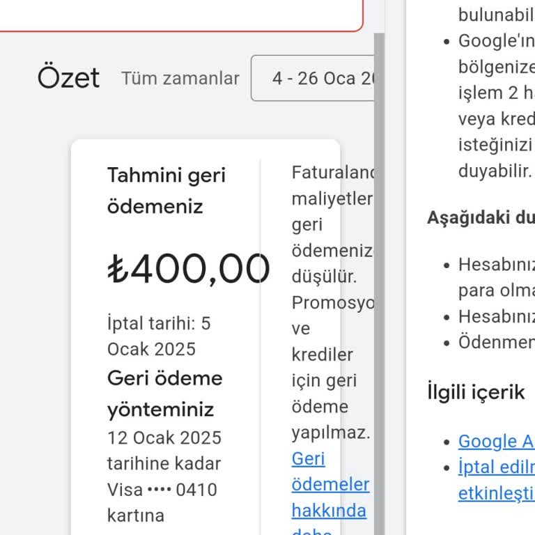 Google Ads Geri Ödeme Sorunu Ve İletişim Eksikliği