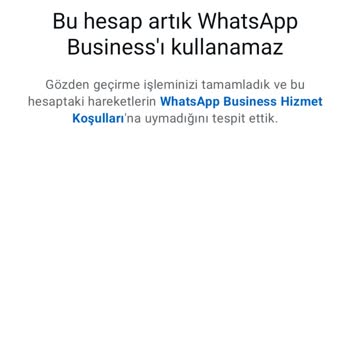WhatsApp Hesabım Haksız Yere Engellendi