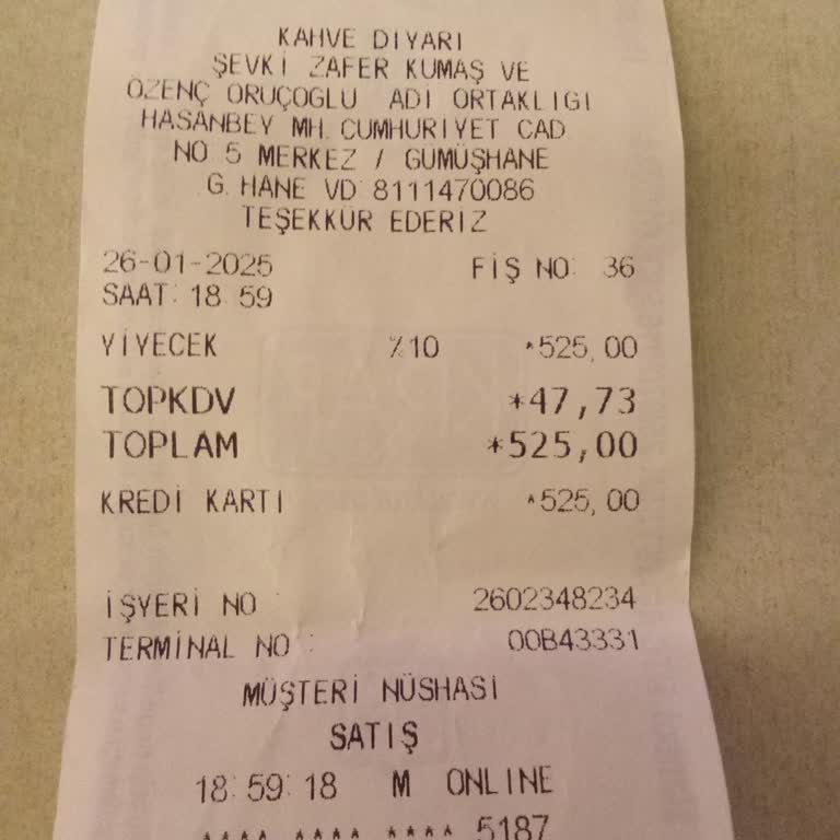 Gümüşhane Kahve Diyarı'nda Bayat Hamburger Ve İlgisiz Hizmet