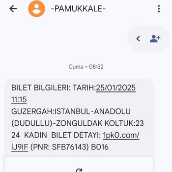 Yanmaz Bilet Mağduriyeti: Pamukkale Turizm'de İletişim Sorunu