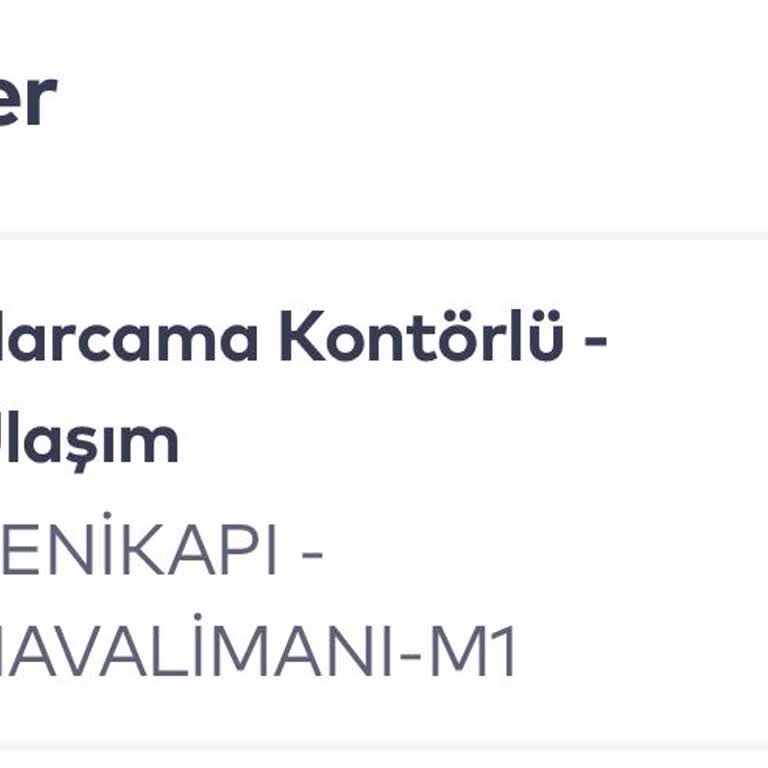 Metro Aktarma Ücretlendirmesi Sorunu