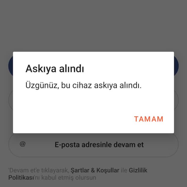 Hornet Hesabım Haksız Yere Askıya Alındı