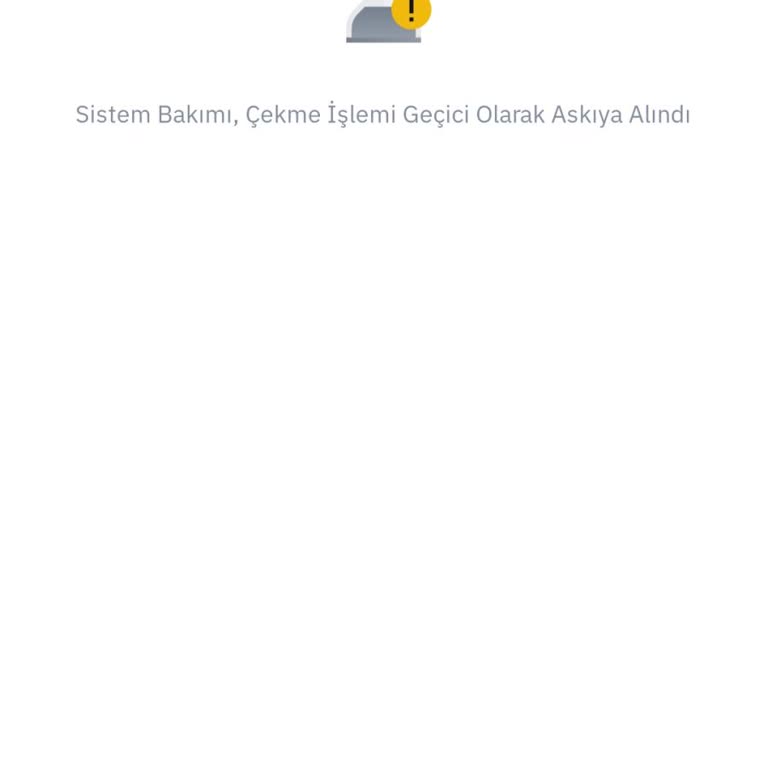 Binance TR'de Uzayan Bakım Sorunu