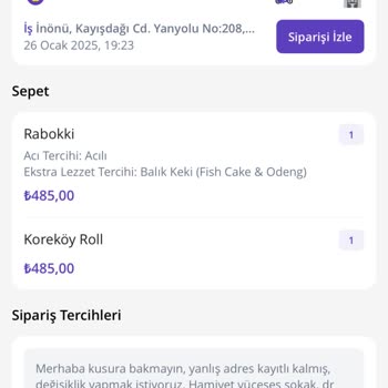 Yanlış Adrese Giden Sipariş Ve Yetersiz Müşteri Hizmeti