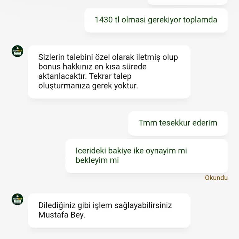 Kayıp Bonus İle İlgili Güven Sorunu