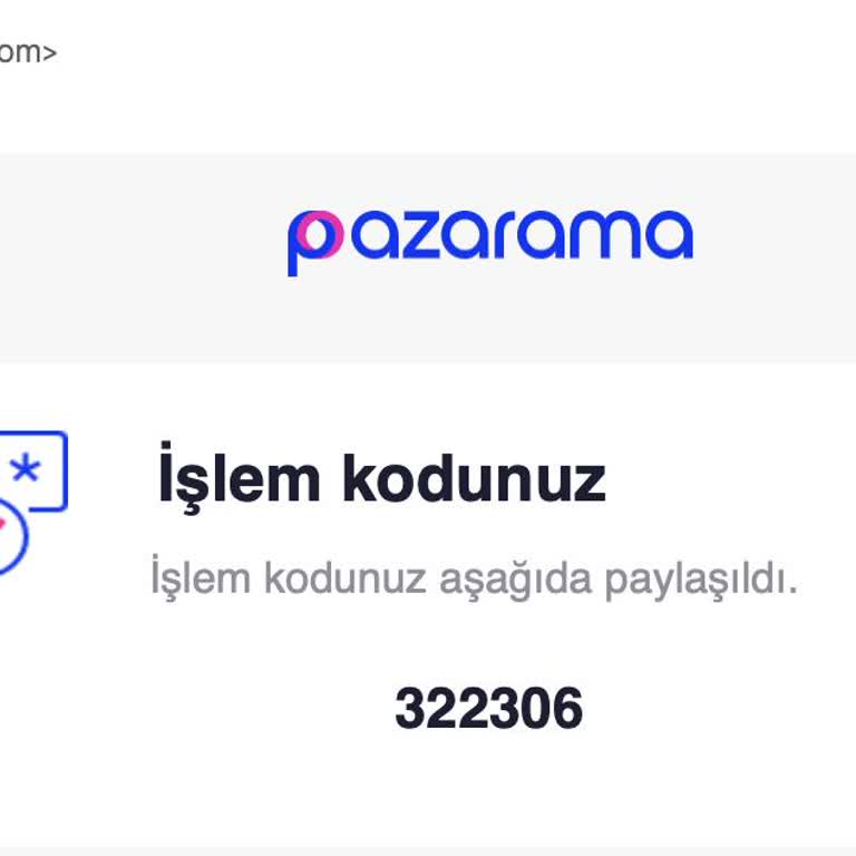 Pazarama'dan Habersiz Gönderilen İşlem Kodları Ve Kişisel Veri Güvenliği Endişesi