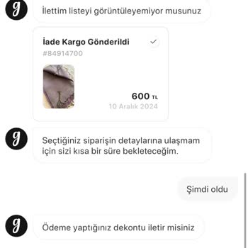 Gardrops Uygulamasında İade Sorunu Ve Kayıp Kargo