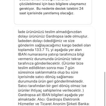 Gardrops Uygulamasında İade Sorunu Ve Kayıp Kargo