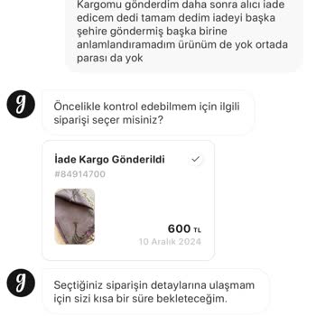 Gardrops Uygulamasında İade Sorunu Ve Kayıp Kargo