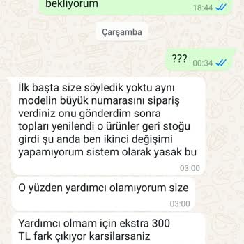 Yanlış Ürün Ve Yetersiz Müşteri Hizmeti