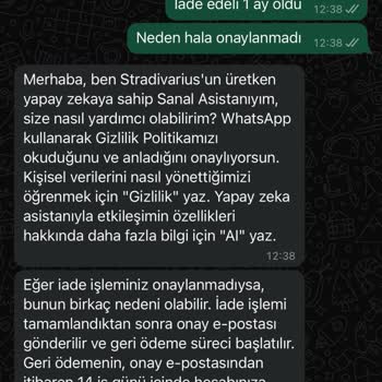 Yanlış Beden Ve Uzayan İade Süreci