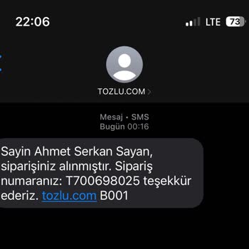 Sipariş İptali Sonrası Para İadesi Süreci Hakkında Bilgi Talebi