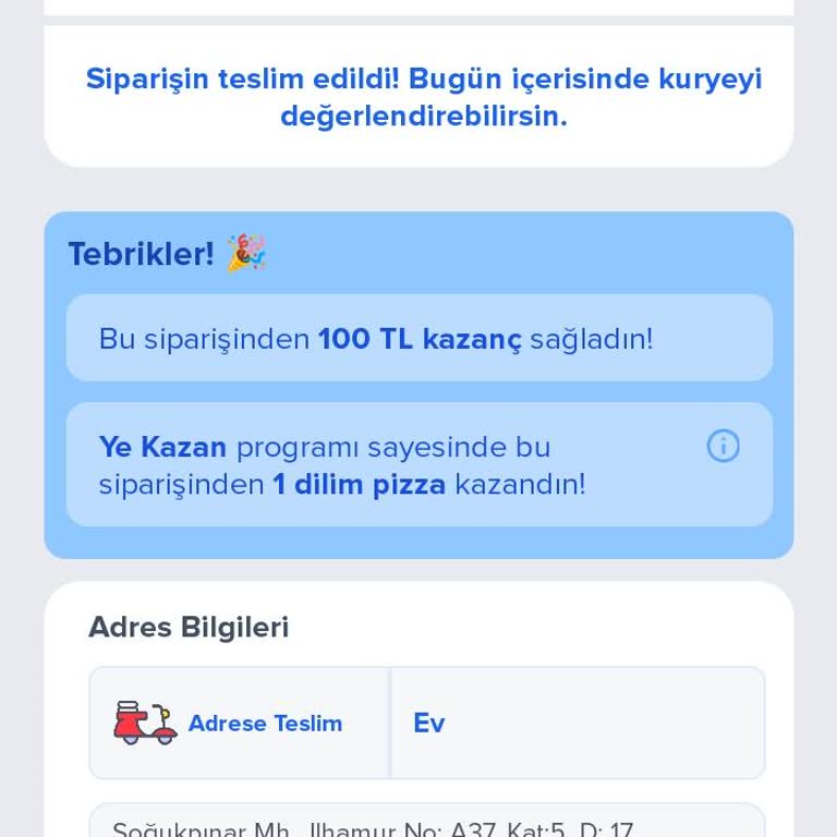 Buz Gibi Pizza Ve Geç Teslimat Sorunu