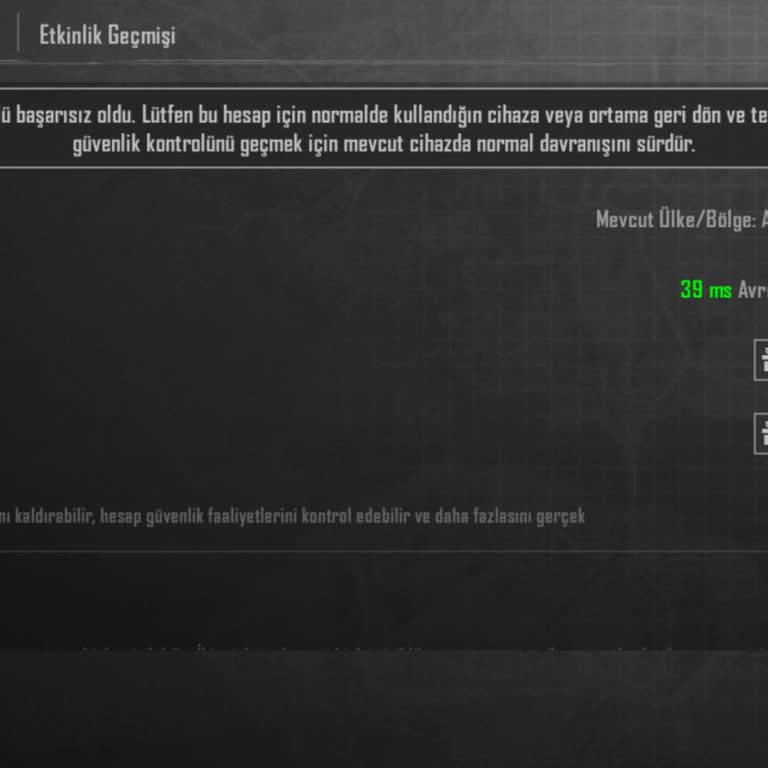 PUBG Hesabımda Telefon Numarası Sorunu