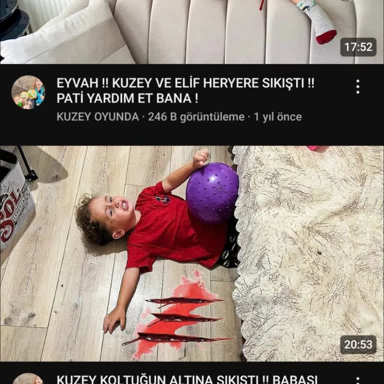 Çocuklar İçin Uygunsuz İçerikler