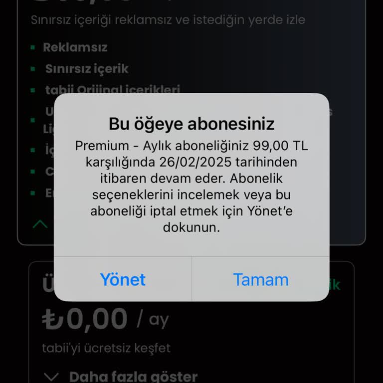 Tabii Üyelik Sorunu: Ödeme Alındı, Hizmet Yok!