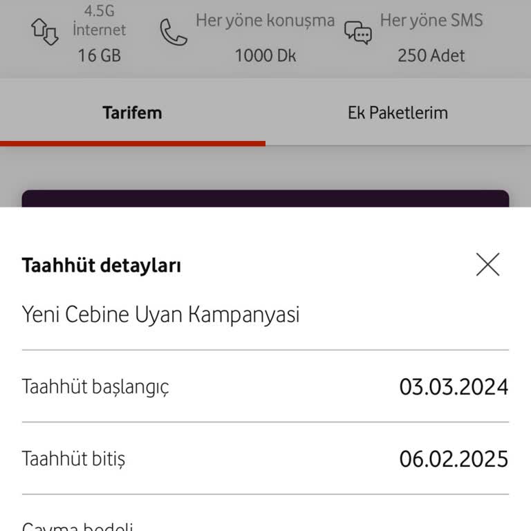 Vodafone'da Yetersiz Tarifeler Ve İlgisizlik