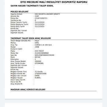 Hasar Dosyası Mağduriyeti Ve Çözüm Eksikliği