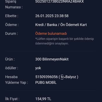 Sipariş İptali Ve Onayı Talebi