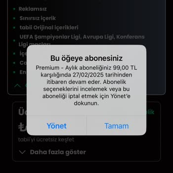 Premium Üyelik Sorunu Ve Erişim Engeli