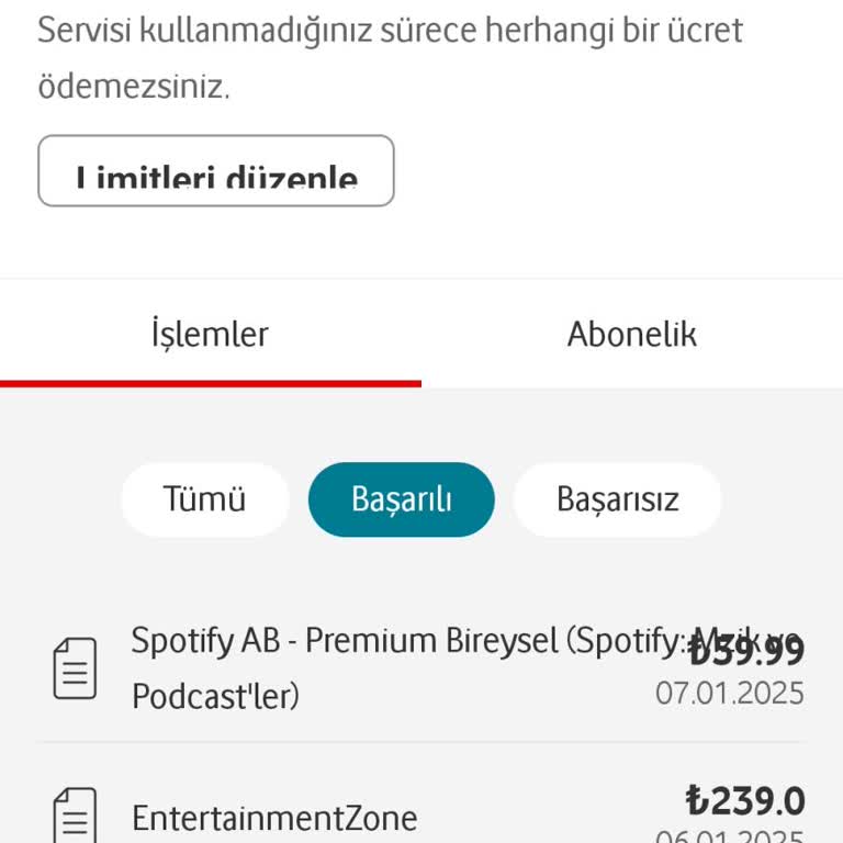 Beklenmedik Mobil Ücretlendirme Sorunu