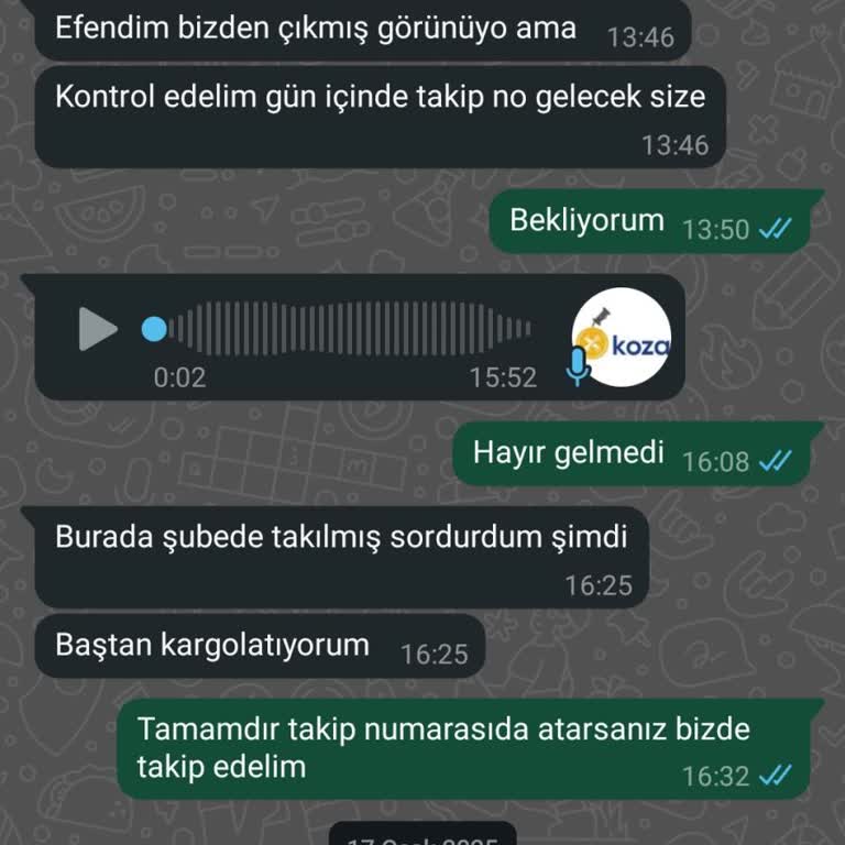 Sürekli Geç Ve Yanlış Siparişler, İletişim Sorunları