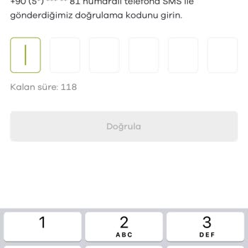 Hesap Şifremi Unuttum, Numara Değişikliği Sorunu