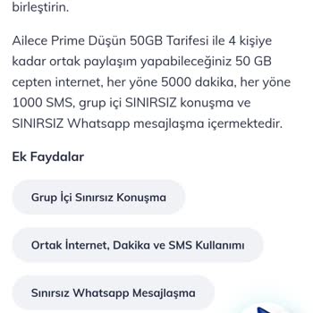 Prime Düşün 50GB Tarifesi İçin Yaşanan Sorunlar