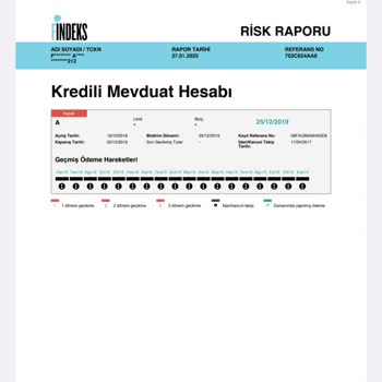 Findeks Risk Raporunda Yanlış Borç Bilgisi