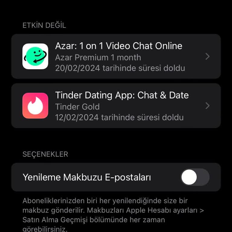 İptal Edilen Abonelik Hala Görünüyor
