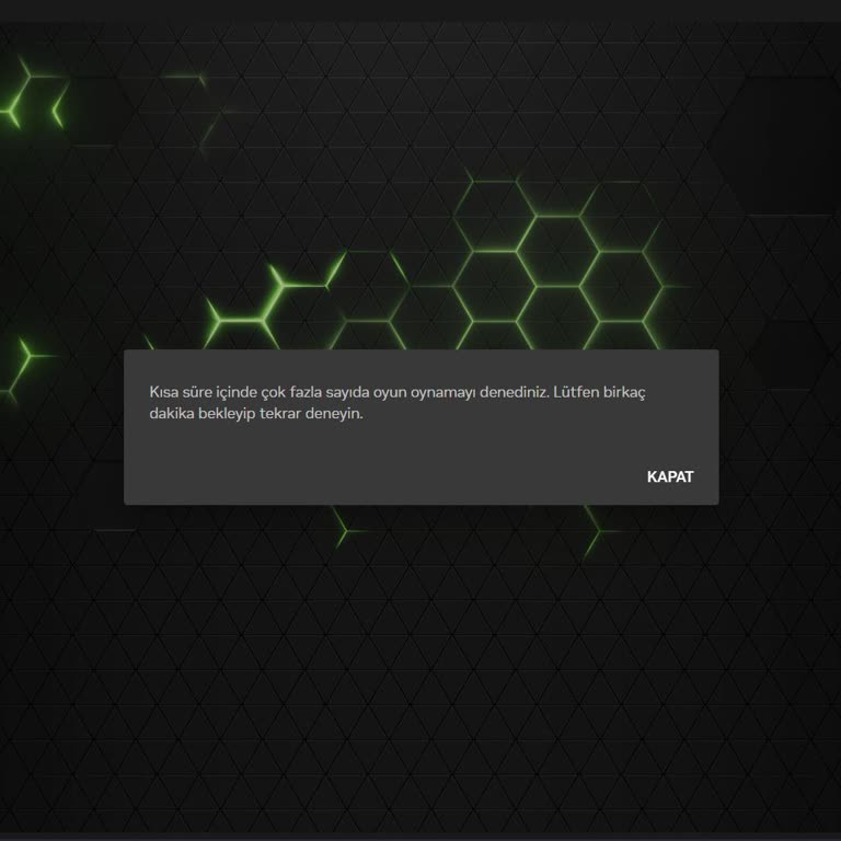 Geforce Now'da Sürekli Hata Kodu Ve Erişim Sorunu
