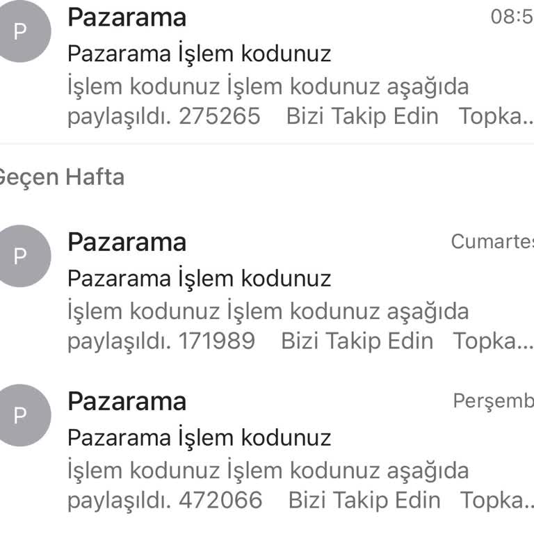 Pazarama'dan Gelen Yanıltıcı Maillerden Kurtulmak İstiyorum