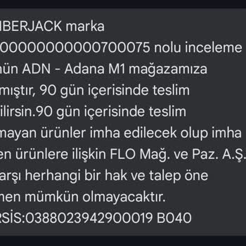 Lumberjack Ayakkabıda Üretim Kaynaklı Sorun Ve Garanti Süreci