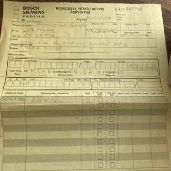 Garanti Kapsamındaki Parça Değişiminde Müşteri Hizmetleri Sorunu