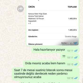Yanıltıcı Sipariş İşlemi Ve İade Sorunu