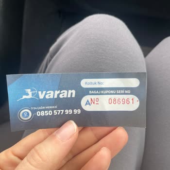 Varan Turizm Kayıp Eşya Ve Yetersiz Hizmet