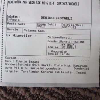 Teslim Edilmeyen Sipariş Ve Erişim Sorunları