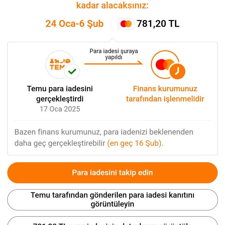 Yanlış Sipariş İptali Sonrası Para İadesi Sorunu