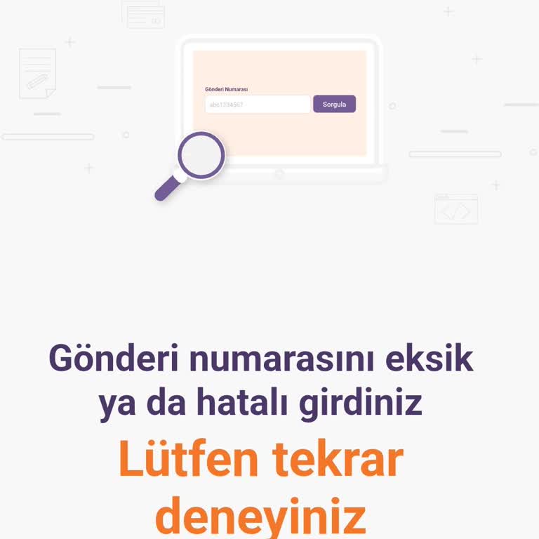 Kargo Takip Numarası Sorunu: Gönderi Bulunamadı
