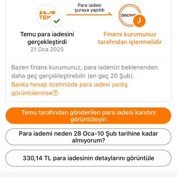 Para İadesi Sorunu Ve Mağduriyet